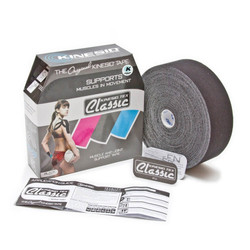 Kinesio Tex Classic hipoalergiczna do dużych partii mięśniowych 5cm x 31,5m czarna