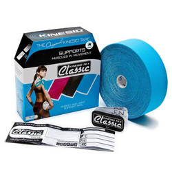 Kinesio Tex Classic hipoalergiczna do dużych partii mięśniowych 5cm x 31,5m niebieska