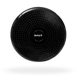 DrFit Poduszka balansowa z wypustkami sensorycznymi z pompką czarna
