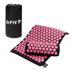 DrFit Mata krótka do akupresury z poduszką różowe igły
