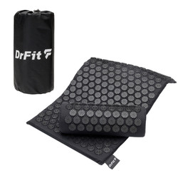 DrFit Mata krótka do akupresury z poduszką czarne igły