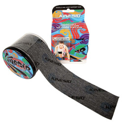 Kinesio Tex Performance+ hipoalergiczna z liniami ułatwiającymi cięcie 5 cm x 5 m czarna