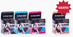 Zestaw taśm Kinesio Classic 3 + 1 gratis!