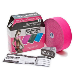 Kinesio Tex Classic hipoalergiczna do dużych partii mięśniowych 5cm x 31,5m czerwona